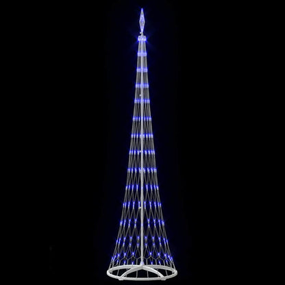LED-Weihnachtsbaum mit 290 LEDs Blau 70 x 70 x 250 cm Metall