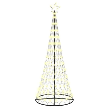 vidaXL Sapin de Noël LED avec 295 LED Blanc chaud 250 cm Métal
