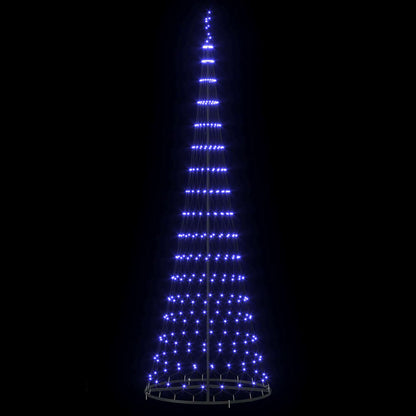 vidaXL LED-Weihnachtsbaum mit 355 LEDs Blau 184,5 cm Metall