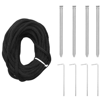 LED-Weihnachtsbaum mit 555 LEDs Warmes Weiß 500 cm Metall