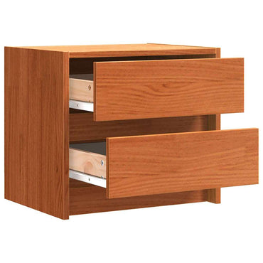 vidaXL Nachttische Wachsbraun 40 x 30.5 x 35.5 cm Kiefernholz