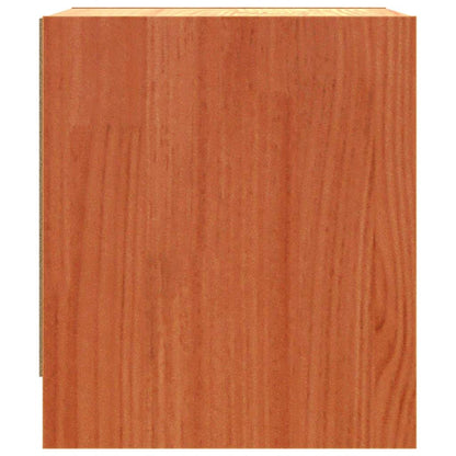 vidaXL Nachttische Wachsbraun 40 x 30.5 x 35.5 cm Kiefernholz