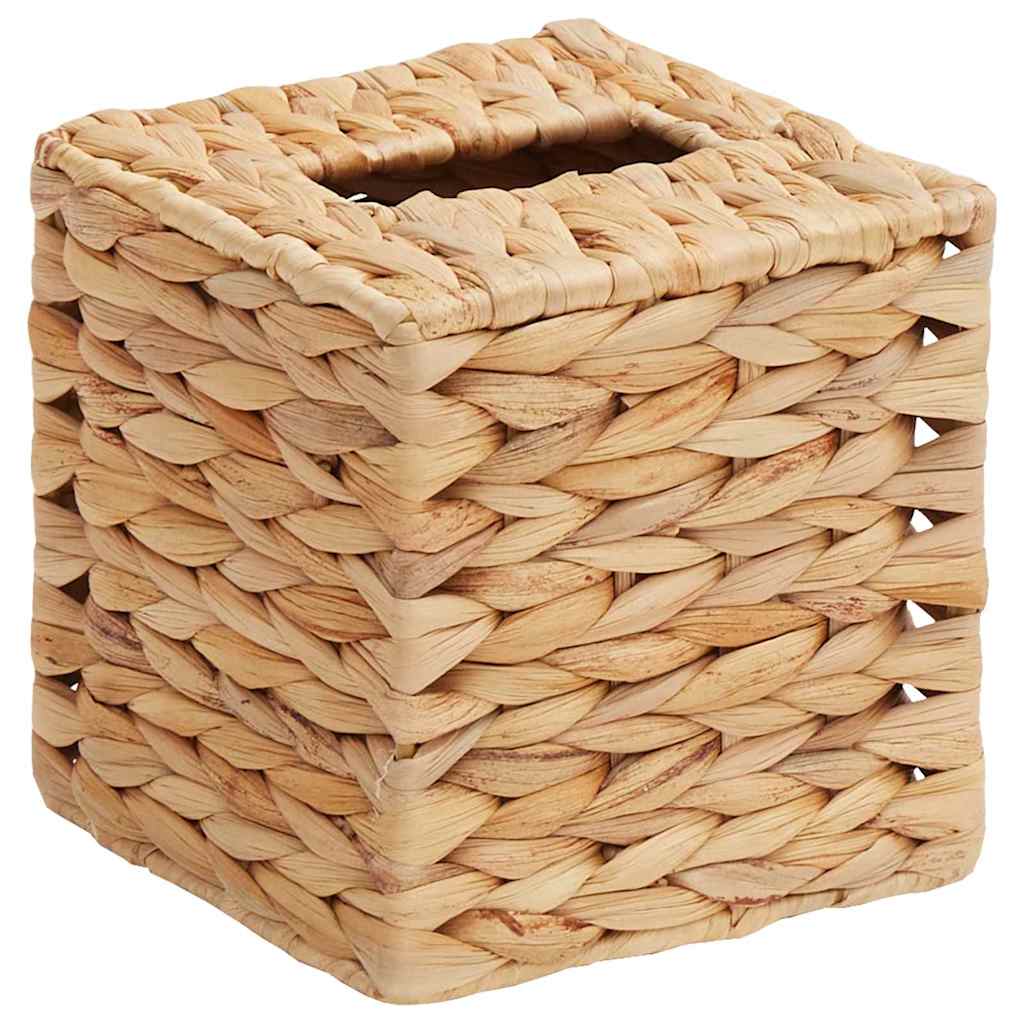 Taschentuchboxdeckel 2 pcs Wasserhyazinthe 14,5 x 14,5 x 15 cm