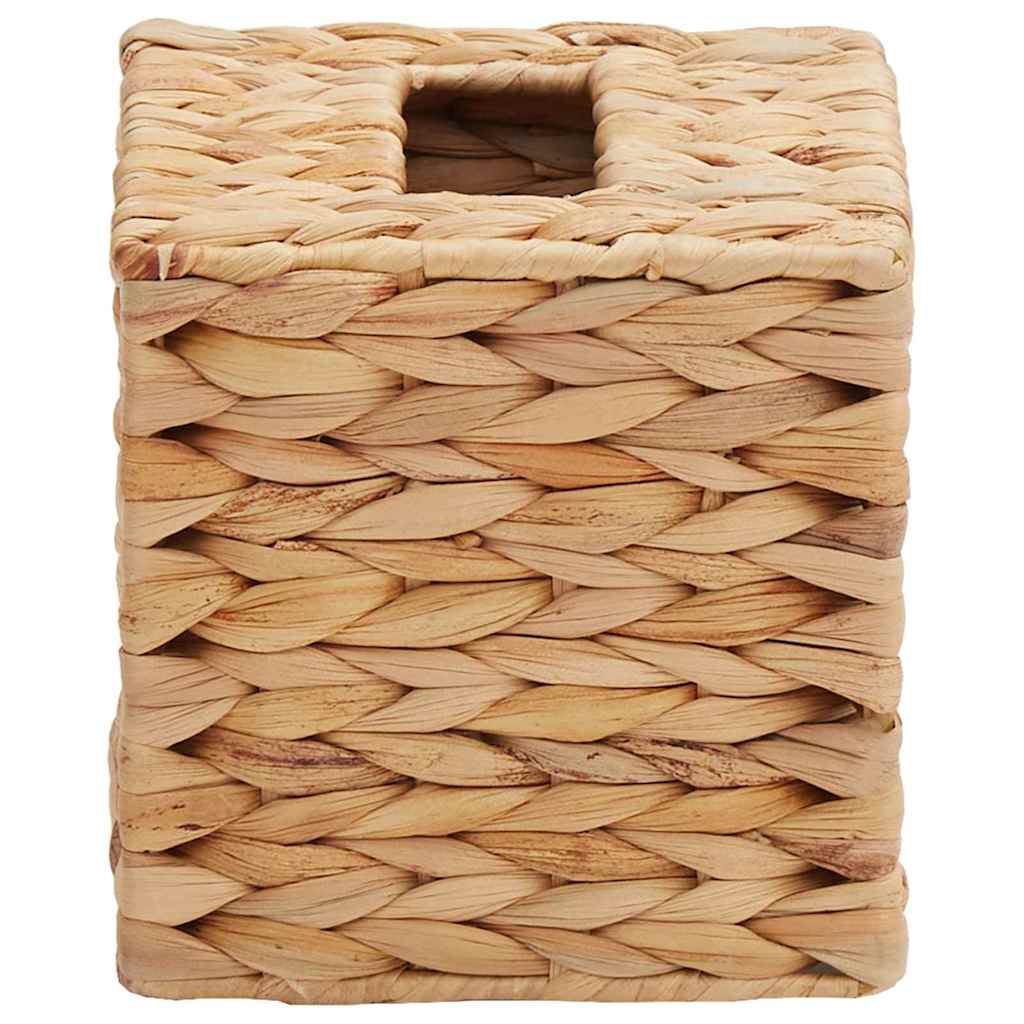 Taschentuchboxdeckel 2 pcs Wasserhyazinthe 14,5 x 14,5 x 15 cm