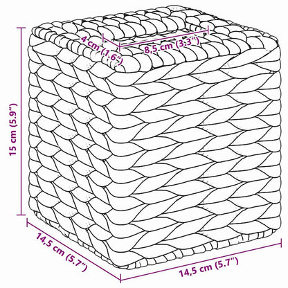 Taschentuchboxdeckel 2 pcs Wasserhyazinthe 14,5 x 14,5 x 15 cm