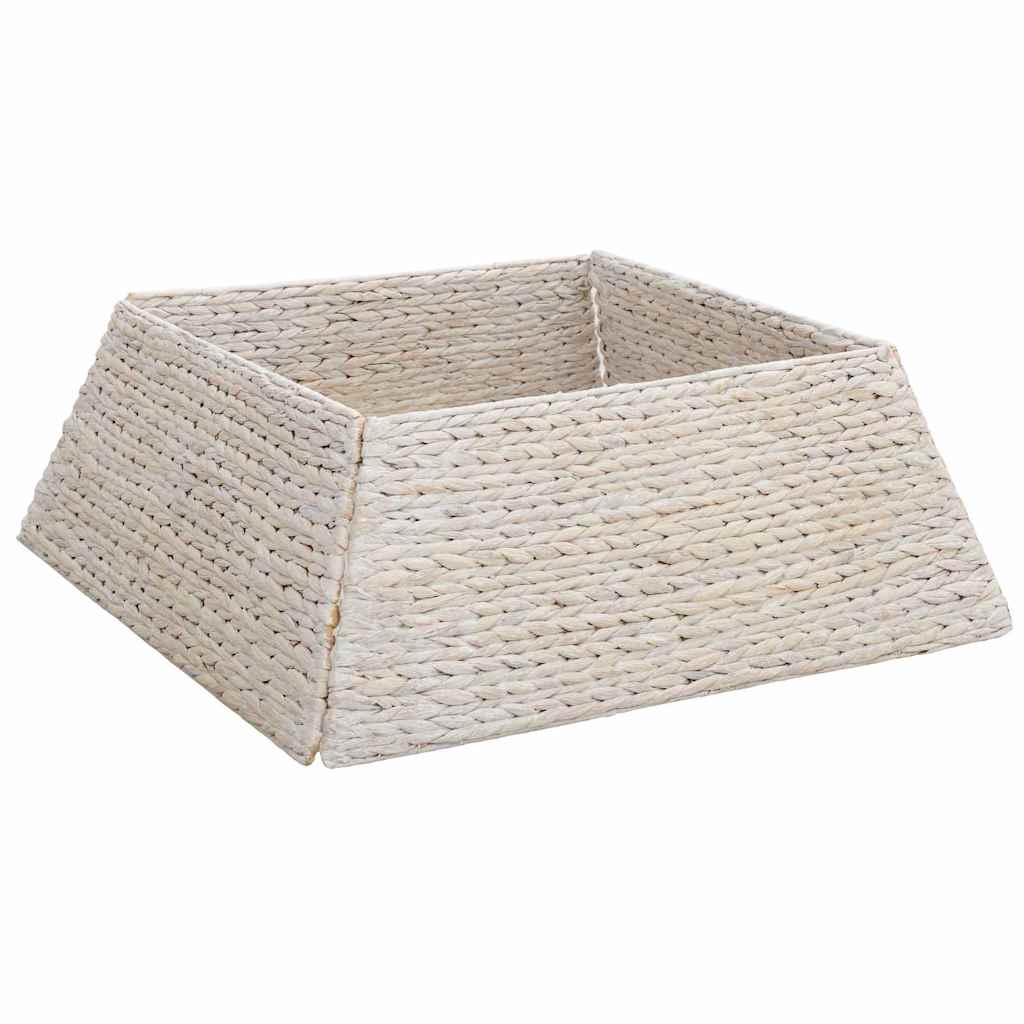 Weihnachtsbaumkragen Weiß 70 x 70 x 28 cm Wasserhyazinthe