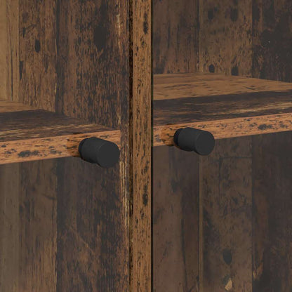 Highboard Altholz 68 x 37 x 142 cm Holzwerkstoff