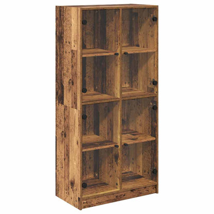Highboard Altholz 68 x 37 x 142 cm Holzwerkstoff