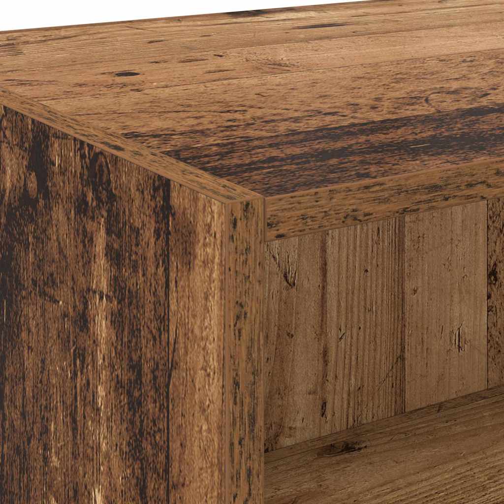 vidaXL Bahut haut en bois de récupération 80 x 42,5 x 185 cm Bois d'ingénierie