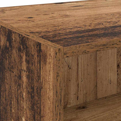 vidaXL Bahut haut en bois de récupération 80 x 42,5 x 185 cm Bois d'ingénierie