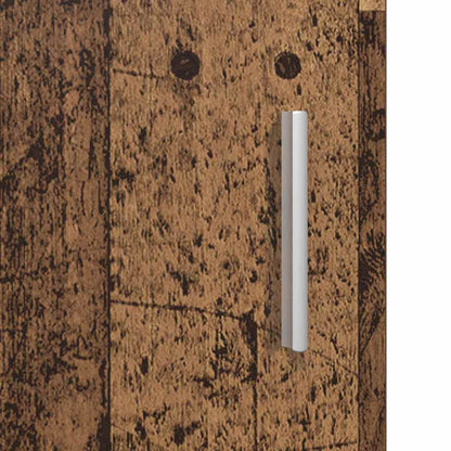 vidaXL Bahut haut en bois de récupération 80 x 42,5 x 185 cm Bois d'ingénierie