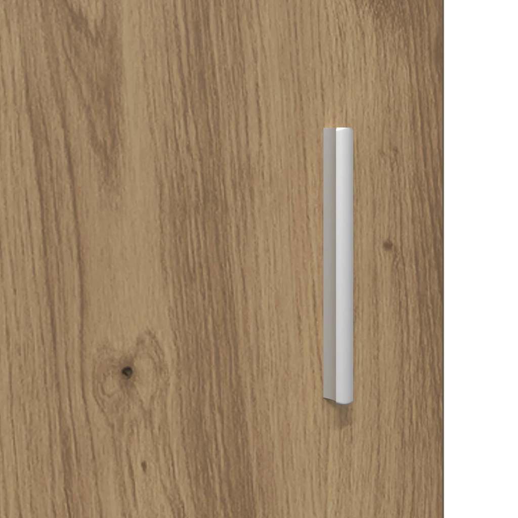 vidaXL Bahut en bois d'ingénierie chêne artisan 80 x 42,5 x 185 cm