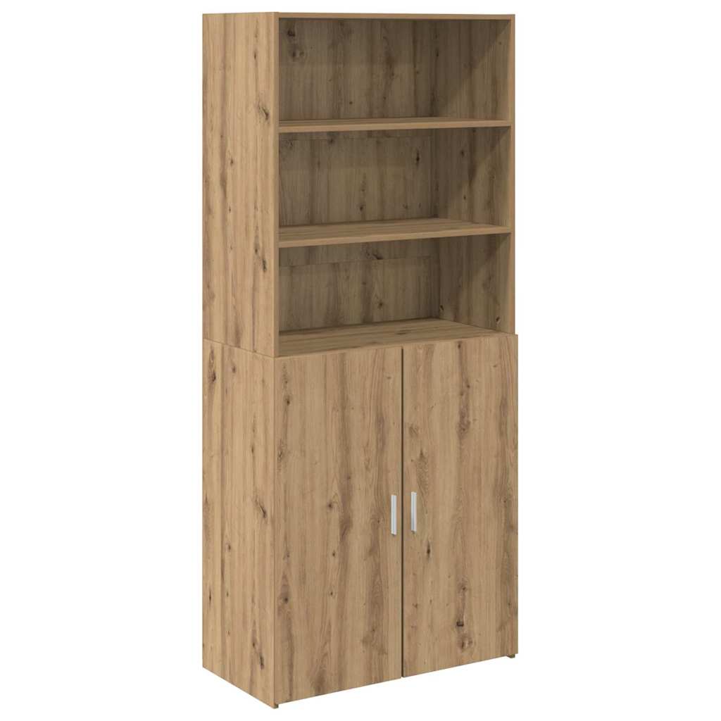 vidaXL Bahut en bois d'ingénierie chêne artisan 80 x 42,5 x 185 cm