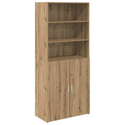 vidaXL Bahut en bois d'ingénierie chêne artisan 80 x 42,5 x 185 cm