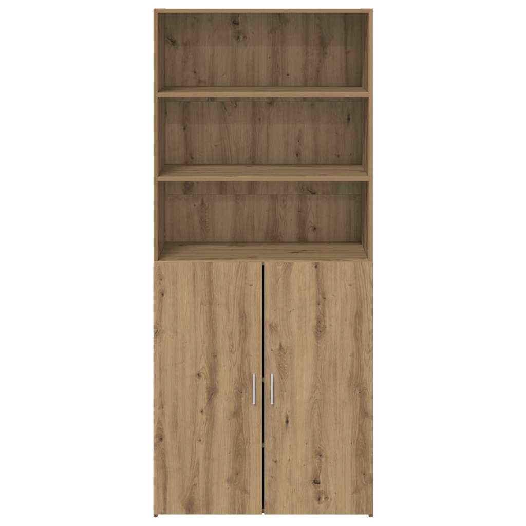 vidaXL Bahut en bois d'ingénierie chêne artisan 80 x 42,5 x 185 cm
