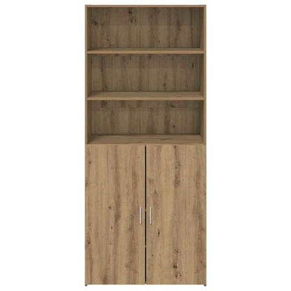 vidaXL Bahut en bois d'ingénierie chêne artisan 80 x 42,5 x 185 cm