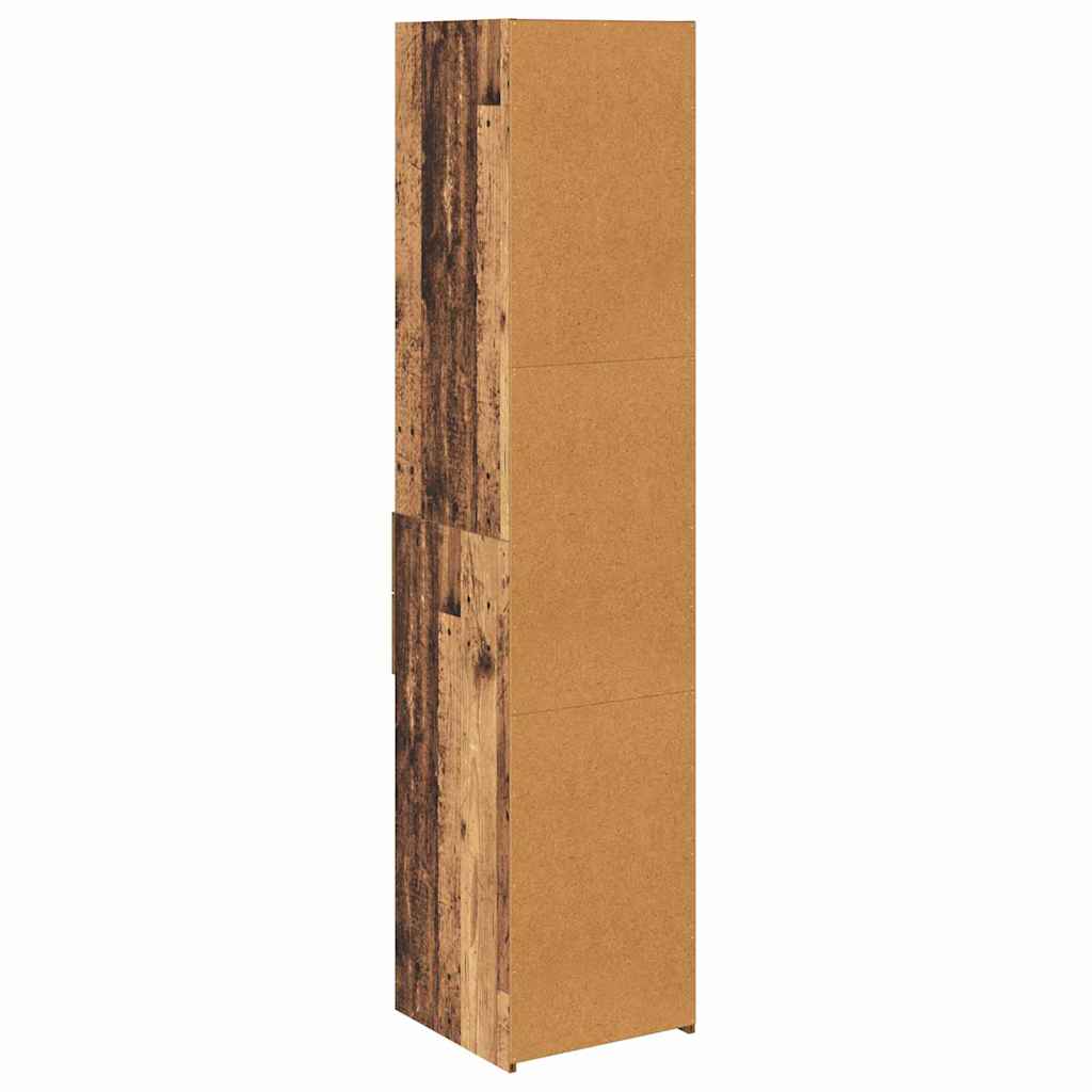 vidaXL Highboard en bois de récupération 40 x 42,5 x 185 cm bois d'ingénierie