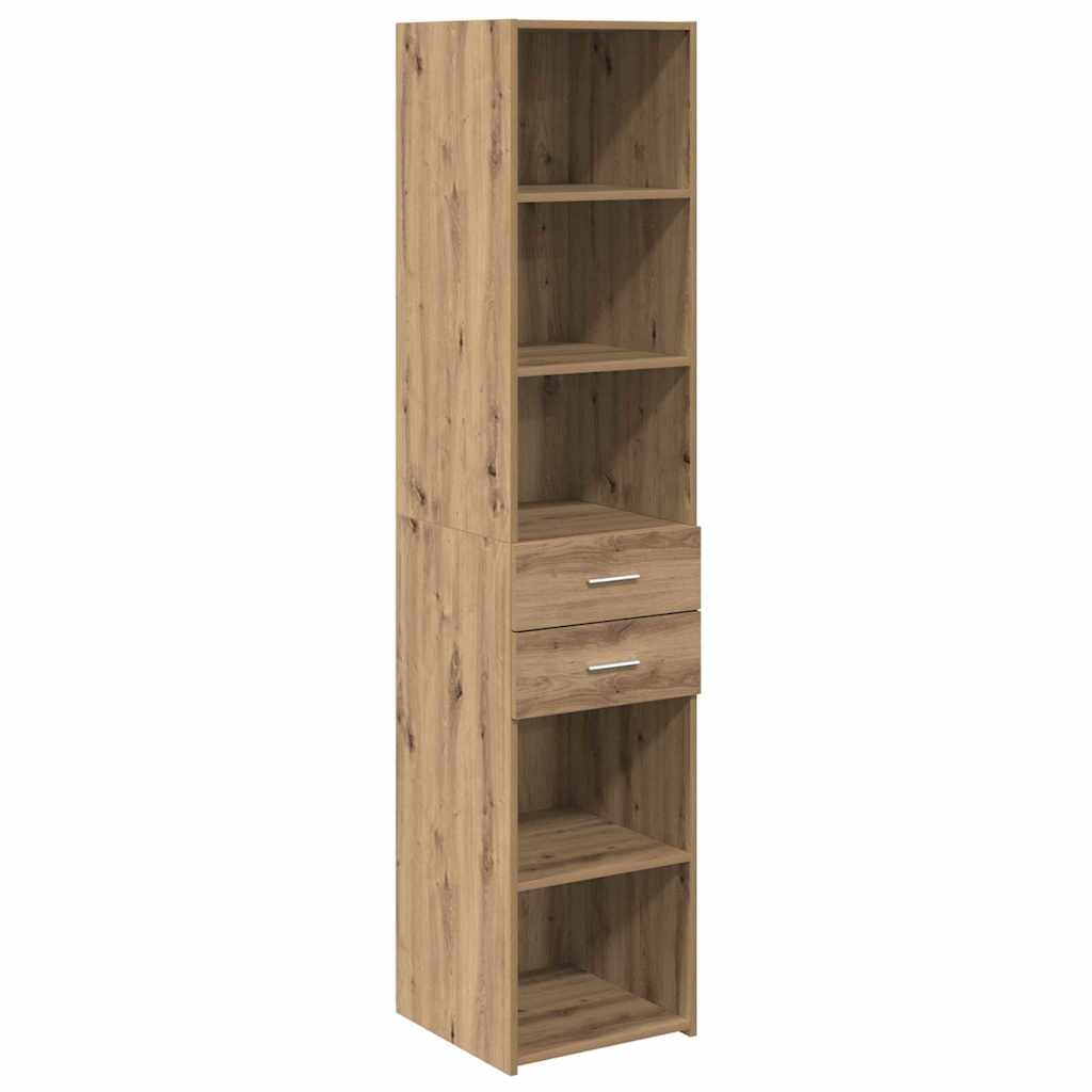Highboard Artisan-Eiche 40 x 42,5 x 185 cm Holzwerkstoff