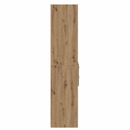 vidaXL Highboard Artisan-Eiche 50 x 42,5 x 185 cm Holzwerkstoff