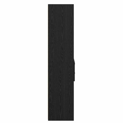 vidaXL Highboard Schwarz Eichen-Optik 50 x 42,5 x 185 cm Holzwerkstoff