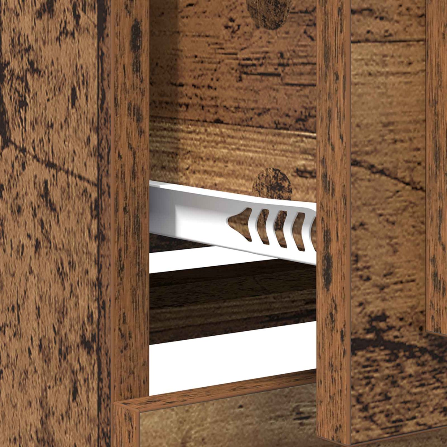 vidaXL Sideboards 3 pcs Altholz 70 x 35,5 x 67,5 cm Holzwerkstoff