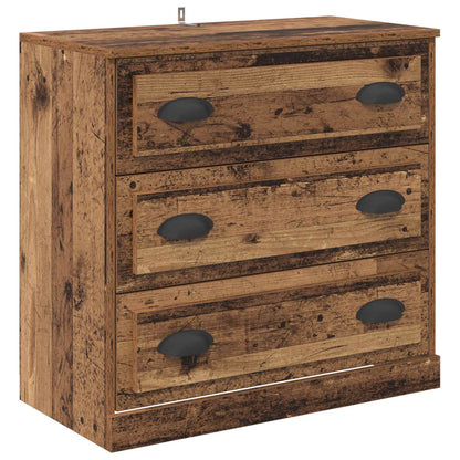 vidaXL Sideboards 3 pcs Altholz 70 x 35,5 x 67,5 cm Holzwerkstoff