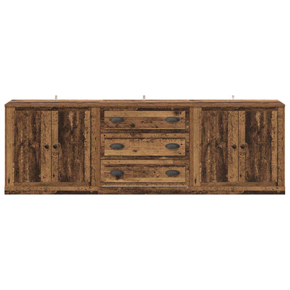 vidaXL Sideboards 3 pcs Altholz 70 x 35,5 x 67,5 cm Holzwerkstoff