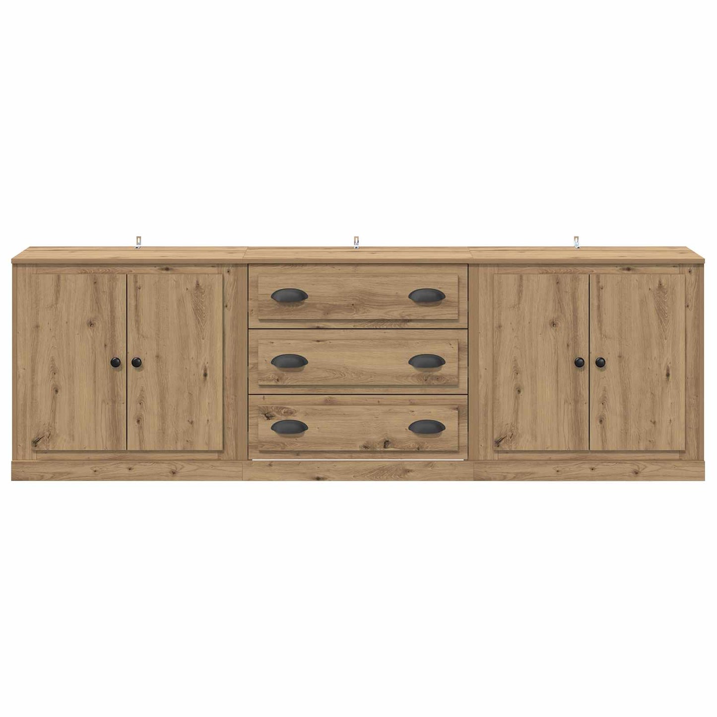 Sideboards 3 pcs Artisan-Eiche 70 x 35,5 x 67,5 cm