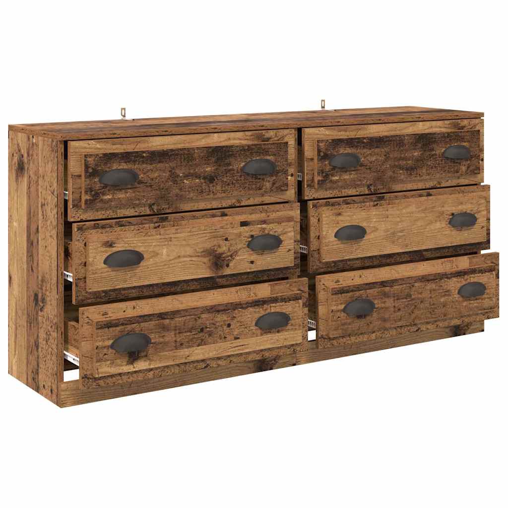 Sideboards 2 pcs Altholz 70 x 35,5 x 67,5 cm Holzwerkstoff
