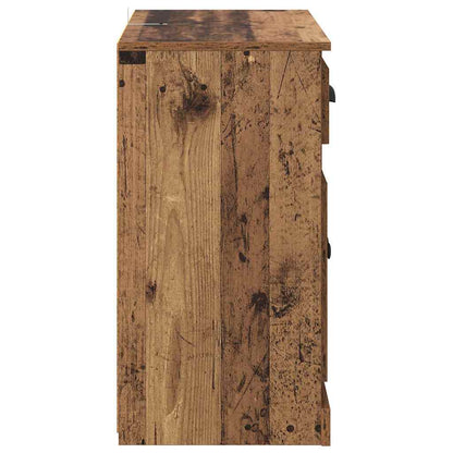 vidaXL Sideboards 2 pcs Altholz 70 x 35,5 x 67,5 cm Holzwerkstoff