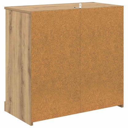 vidaXL Sideboards 2 pcs Artisan-Eiche 70 x 35,5 x 67,5 cm