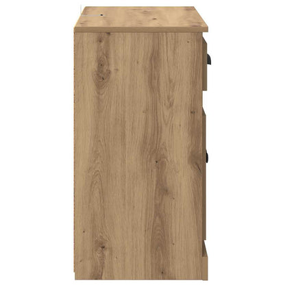 vidaXL Sideboards 2 pcs Artisan-Eiche 70 x 35,5 x 67,5 cm