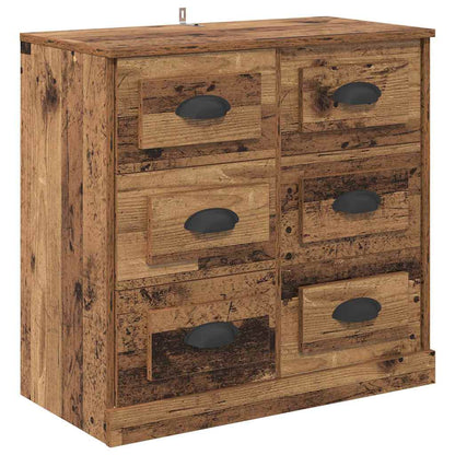 vidaXL Sideboards 2 pcs Altholz 70 x 35,5 x 67,5 cm Holzwerkstoff