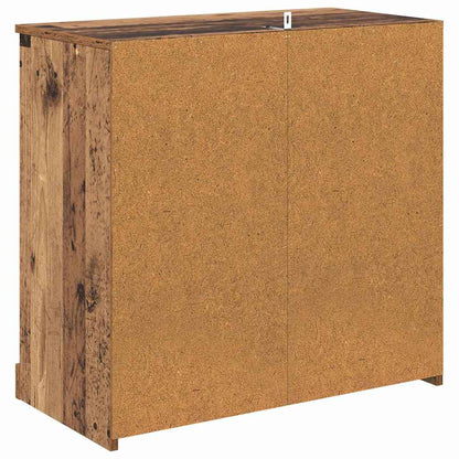 vidaXL Sideboards 2 pcs Altholz 70 x 35,5 x 67,5 cm Holzwerkstoff