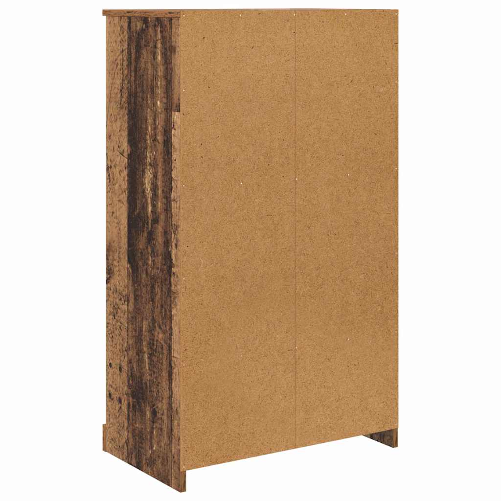 vidaXL Highboard mit Schubladen 3 pcs Altholz Holzwerkstoff
