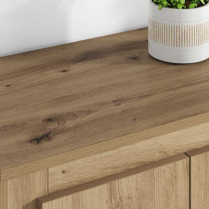 vidaXL Bahut à tiroirs 3 pcs Chêne Artisan Bois d'ingénierie