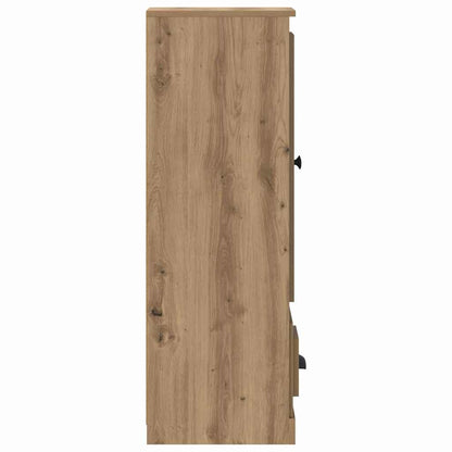 vidaXL Bahut à tiroirs 3 pcs Chêne Artisan Bois d'ingénierie