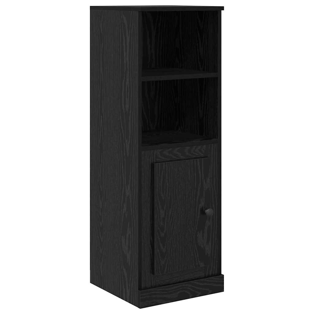 vidaXL Highboard 3 pcs Schwarz Eichen-Optik Holzwerkstoff