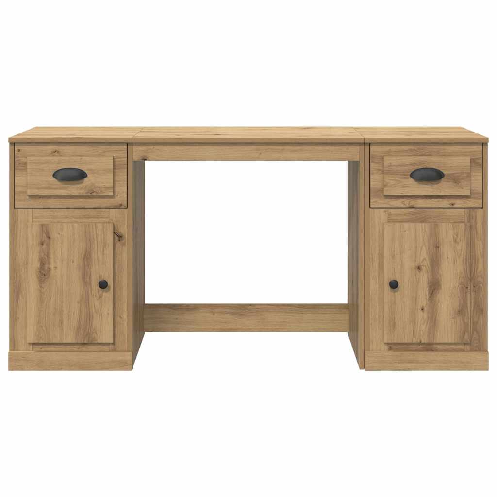 Schreibtisch mit Schrank Artisan-Eiche 154,5 x 50 x 75 cm