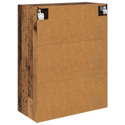 vidaXL Wandmontierter Schrank 2 pcs Altholz 69,5 x 34 x 90 cm