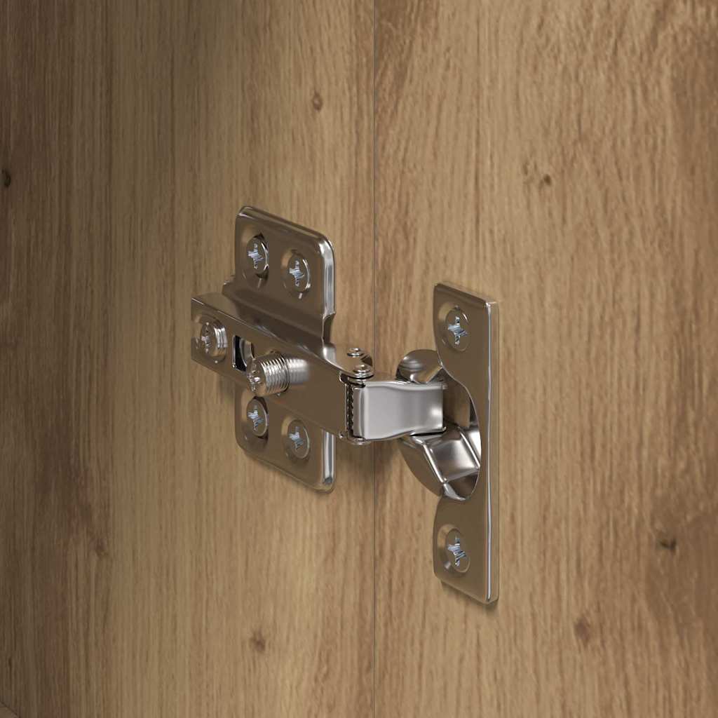 vidaXL Wandmontierter Schrank 2 pcs Artisan-Eiche 69,5 x 34 x 90 cm