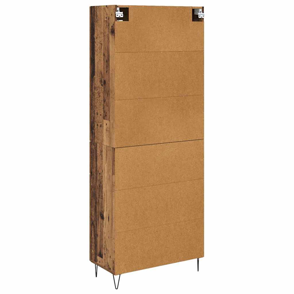 vidaXL Highboard Altholz 69,5 x 34 x 90 cm Holzwerkstoff