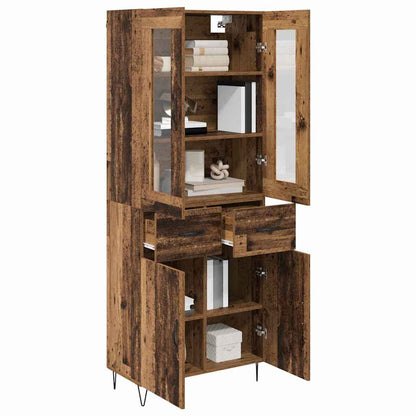 vidaXL Highboard Altholz 69,5 x 34 x 90 cm Holzwerkstoff
