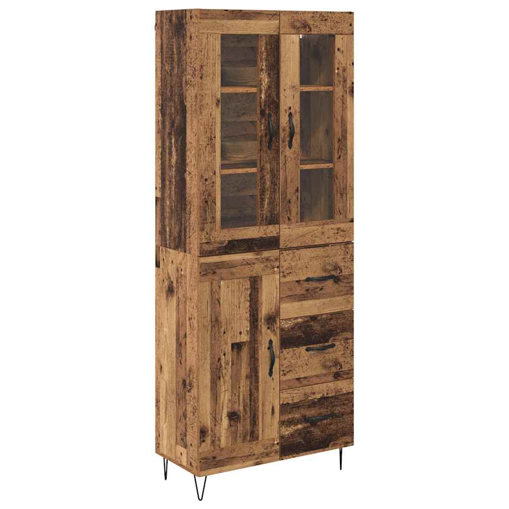 vidaXL Highboard Altholz 69,5 x 34 x 90 cm Holzwerkstoff