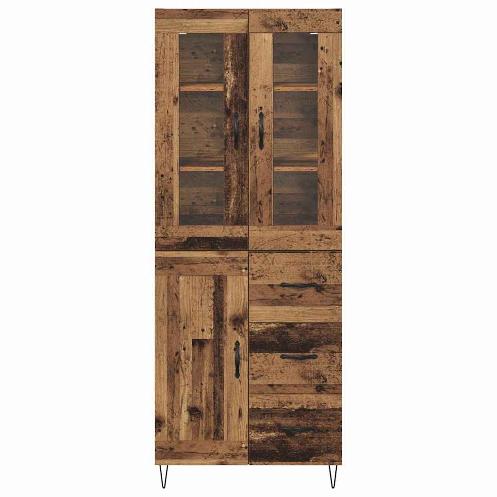 vidaXL Highboard Altholz 69,5 x 34 x 90 cm Holzwerkstoff