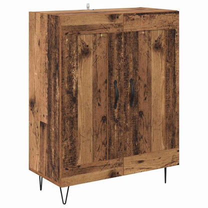 Highboard Altholz 69,5 x 34 x 90 cm Holzwerkstoff