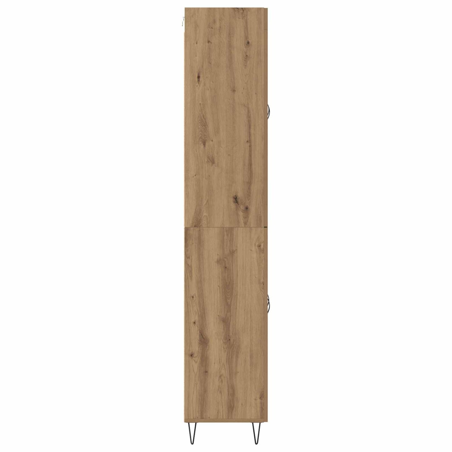 vidaXL Buffet haut chêne artisan 69,5 x 34 x 180 cm bois d'ingénierie