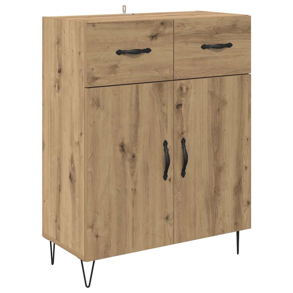 Highboard Artisan-Eiche 69,5 x 34 x 90 cm Holzwerkstoff