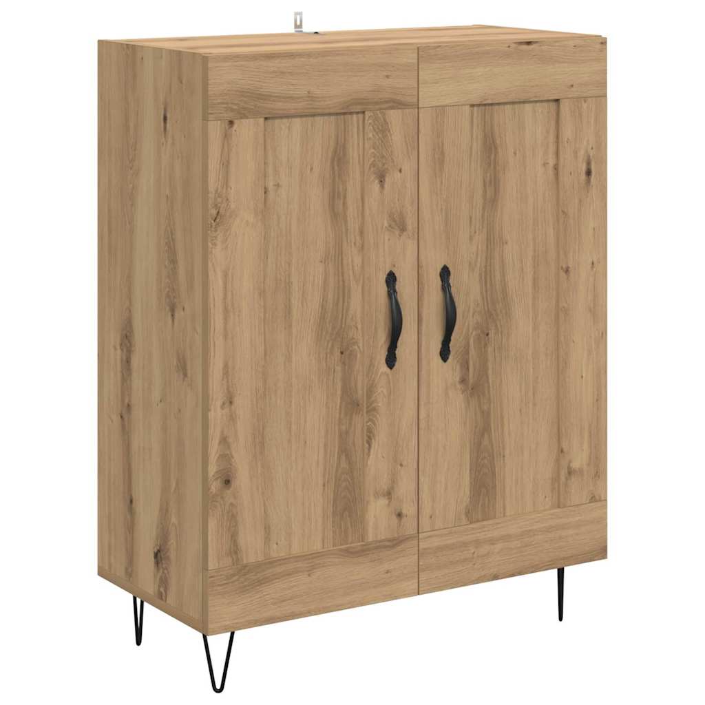 vidaXL Highboard Artisan-Eiche 69,5 x 34 x 90 cm Holzwerkstoff