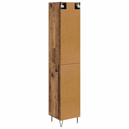 vidaXL Highboard Altholz 34,5 x 34 x 90 cm Holzwerkstoff